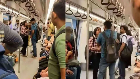 Delhi Metro Becomes Hub of Dramatic Confrontations: Video of Girl's Slap Goes Viral