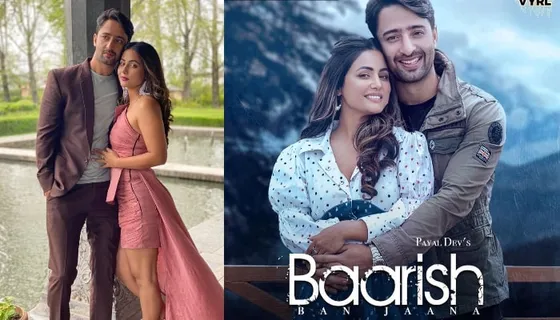 Hina Khan and Shaheer Shiekh's song 'Baarish Ban Jaana' is a perfect melody to rejoice your monsoon!