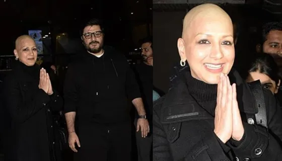 Watch: Sonali Bendre Arrives In India, Greets Her Fans With A Confident Smile