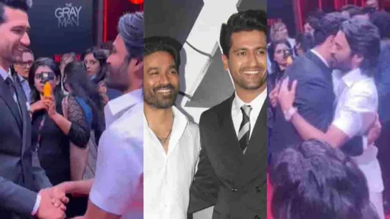 Vicky Kaushal, Dhanush make everyone say 'Aww' as they meet at The Gray Man's premiere