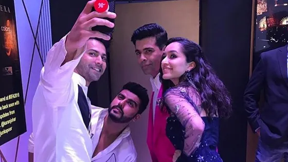 IIFA 2018 - Karan Johar, Arjun Kapoor, Shraddha Kapoor and Varun Dhawan Gala Time