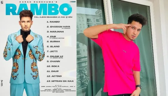 Karan Randhawa shares the track list of his debut album 'Rambo'!