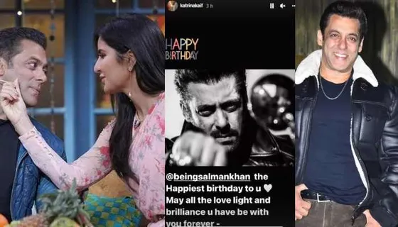 Everyone is wishing Salman Khan on his birthday and there come special wish by Katrina Kaif as well. Check it out