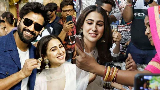 Vicky Kaushal And Sara Ali Khan's Shopping Spree in Delhi's Janpath Market Goes Viral