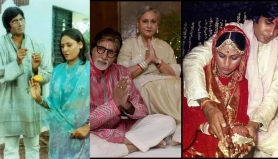 Amitabh Bachchan and Jaya Bachchan marks 48 years of togetherness; Amitabh Bachchan shares throwback pictures from their marriage!