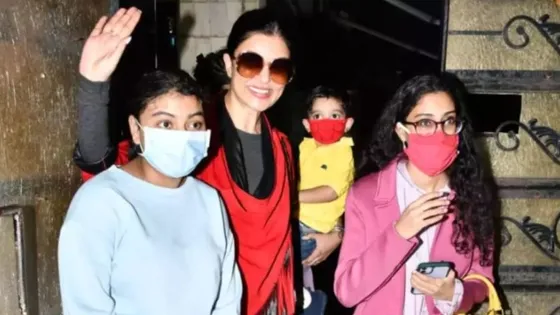 Sushmita Sen introduces her baby boy to the world as she poses with her children; see video