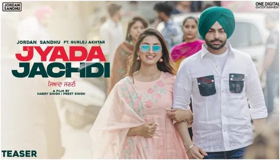 Jordan Sandhu enthrals his fans with the first glimpse of his upcoming song 'Jyada Jachdi'!