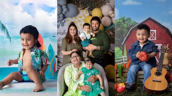 Kapil Sharma shares adorable photos of his son Trishaan from his first birthday bash; see photos