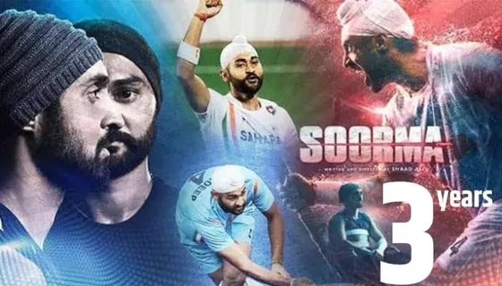 Diljit Dosanjh and Angad Bedi gets nostalgic as 'Soorma' completes 3 years!