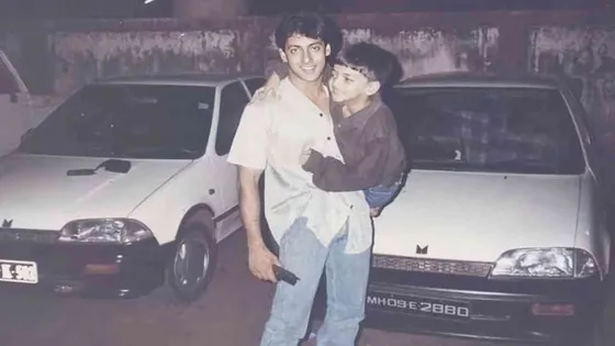 From Shoulder to Stardom: Can you Identify the Young Boy who is now a Prominent Bollywood Hero, Launched by Salman Khan?