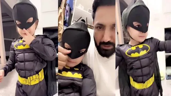 ਗੁਰਬਾਜ਼ ਗਰੇਵਾਲ ‘Batman’ ਲੁੱਕ ‘ਚ ਆਇਆ ਨਜ਼ਰ, ਵੀਡੀਓ ‘ਚ ਪਾਪਾ ਗਿੱਪੀ ਗਰੇਵਾਲ ਨਾਲ ਮਸਤੀ ਕਰਦਾ ਹੋਇਆ ਆਇਆ ਨਜ਼ਰ