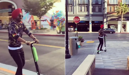 Ranjit Bawa Having Fun On His New Scooter, Enjoys His First Ride And Shared Video With Fans