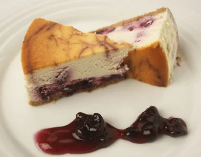 ब्लुबेरी चीज़ केक
