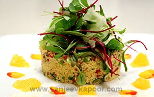 Couscous and Mixed Vegetable Salad with Orange Vin