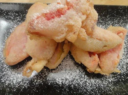 Pink Guava Fritters
