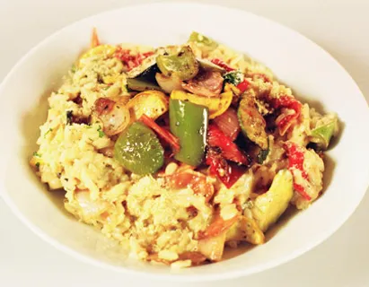 Grilled Vegetable Risotto