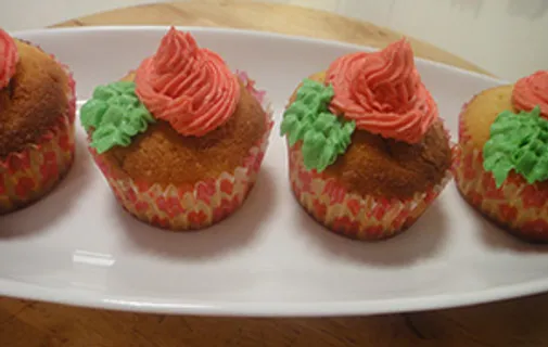 Romantic Rose Cupcakes