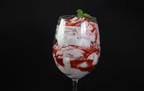 Strawberry Syllabub with Red Wine
