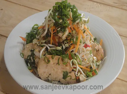 Asian Glass Noodle and Chicken Salad