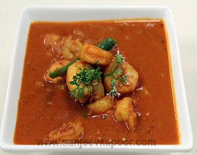 Prawn Curry with Tomato