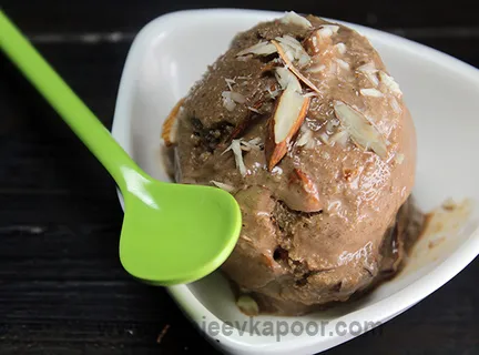 Almond Mocha Ice Cream 