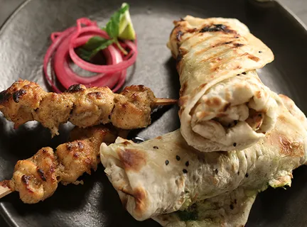 Malai Kebab Naan Roll - SK Khazana