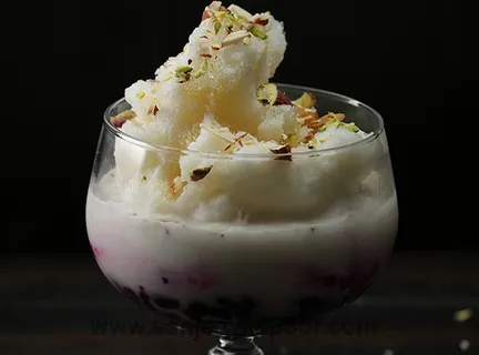 Jamun Yogurt Slush