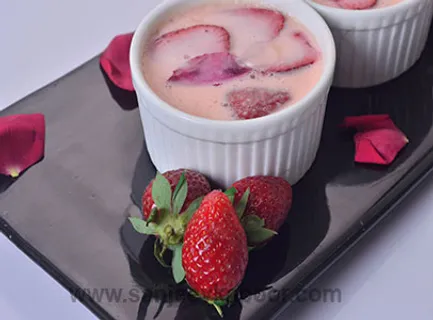 Baked Strawberry Yogurt