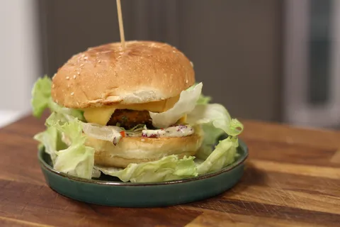 Paneer Vegetable Burger