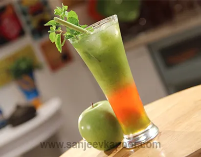 Green Apple Lemon Grass Juice