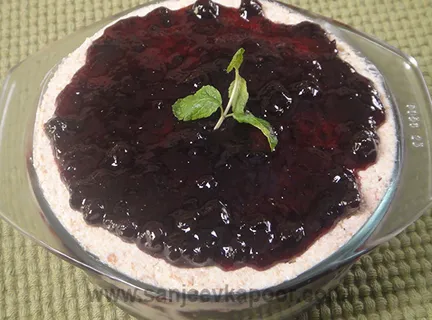 Blueberry Triffle with Mascarpone Cream