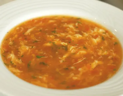 Tomato Egg Drop Soup