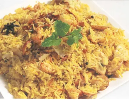 Kesari Seafood Biryani