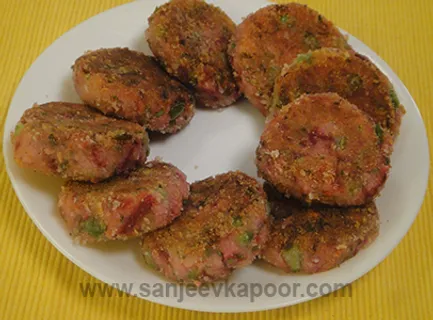 Mixed Vegetable and Beet Cutlet