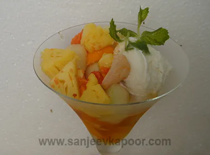 Tropical Fruits in Lemon Grass Syrup