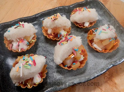 Creamy Coconut Fruit Tarts
