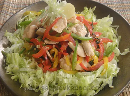 Chicken with Mint Salad