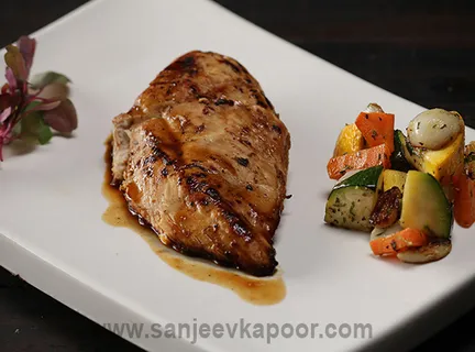 Barbecue Chicken with Veggies