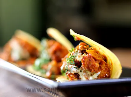 Chicken Vindaloo Tacos