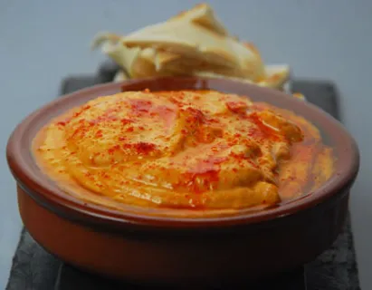 Spiced Red Pepper Hummus