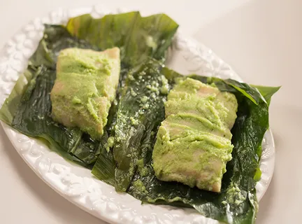 Fish In Turmeric Leaves - SK Khazana