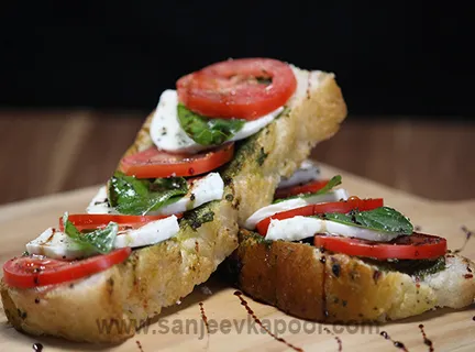 Open Caprese Sandwich
