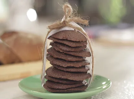 Chocolate and Bread Cookies - SK Khazana