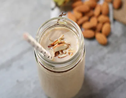 Vegan Banana Almond Milkshake - SK Khazana