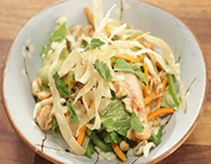 Crispy Asian Chicken Salad - SK Khazana