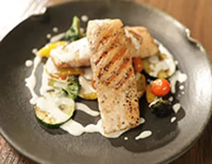 Grilled Salmon with White Butter-SK Khazana