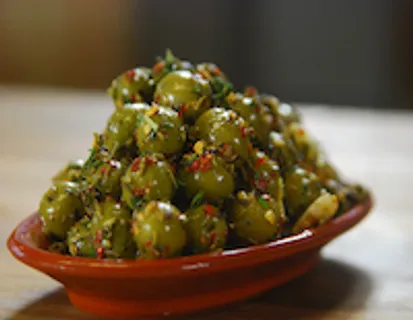 Spicy Green Olives