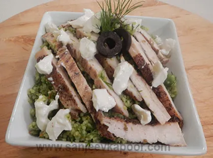 Greek Chicken with Herby Vegetable Couscous