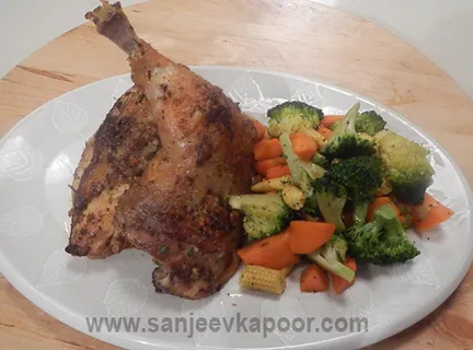 Spring Chicken with Sauteed Vegetables