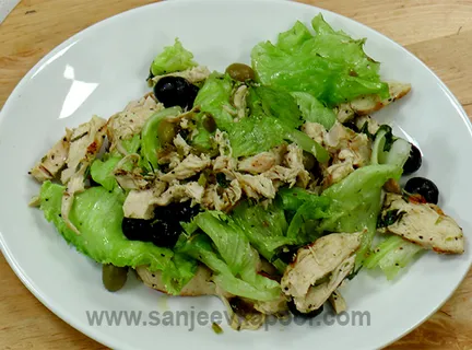 Grilled Chicken Olive Salad